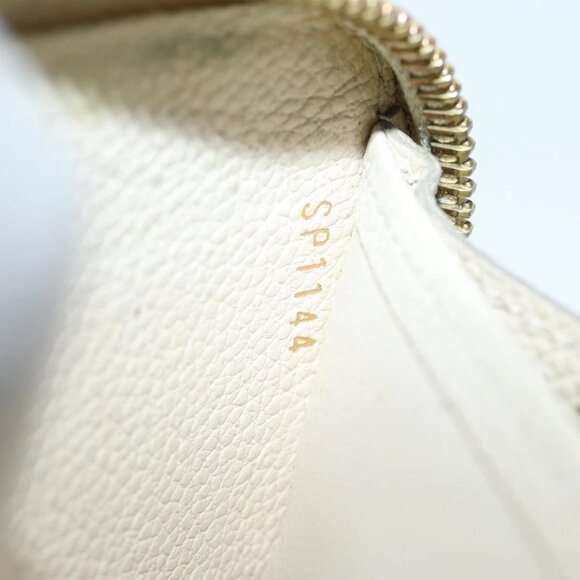 LOUIS VUITTON Monogram Empreinte Zippy Wallet Wallet Neige M60546 LV Auth 69792 - Picture 5 of 16